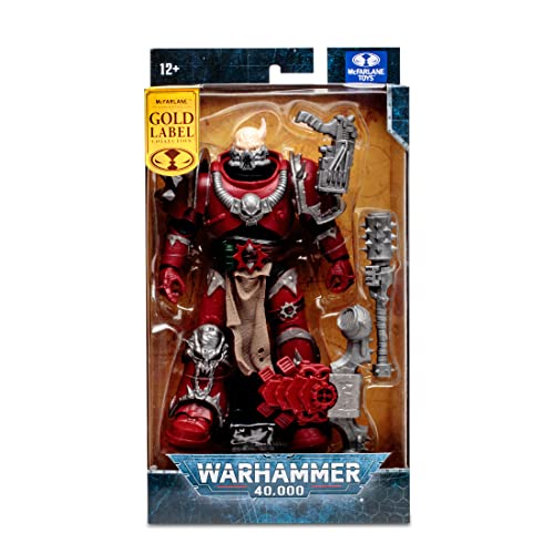 McFarlane Toys Warhammer 40000 7IN Figures WV6 - Chaos Space Marine (Word Bearer)(Gold Label)