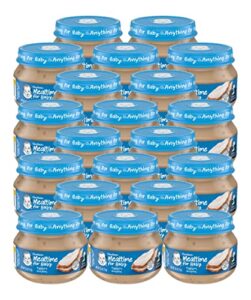 gerber mealtime for baby 2nd foods baby food gravy jars, turkey & gravy, non-gmo pureed baby food with protein & zinc, 2.5-ounce glass jars (pack of 20 jars)