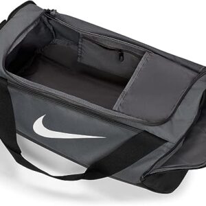 Nike Brasilia 9.5 Small Training Gym Sports Duffel Bag (Iron Grey/Black/White)