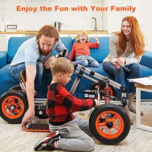 Docyke Electric Go Kart Kit Constructibles Over 15 Electric Vehicles Battery Powered for Boys and Girls Kids Electric Ride on Cars Best Gifts for 5 to 18 Year Old Kids