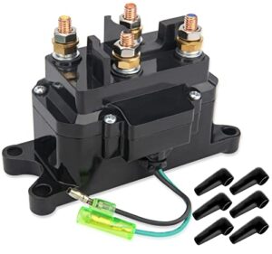 winch solenoid 12v winch solenoid relay contactor for atv utv 3000-5000lbs 4wd 4x4 winches winch replace number 63070 62135 74900 2875714 70715
