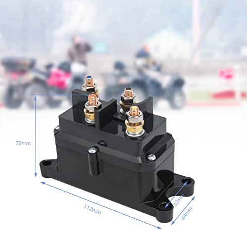 Winch Solenoid 12V Winch Solenoid Relay Contactor for ATV UTV 3000-5000lbs 4WD 4x4 Winches Winch Replace Number 63070 62135 74900 2875714 70715