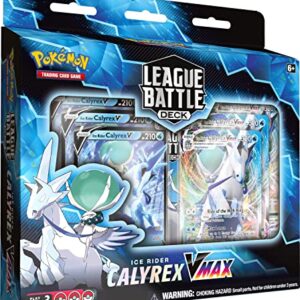 Pokemon Cards: Ice Rider Calyrex VMAX League Battle Deck …