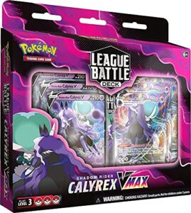 pokemon cards: shadow rider calyrex vmax league battle deck