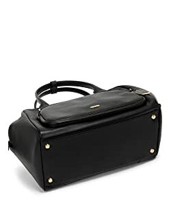 TUMI Voyageur Adrian Carryall - Weekender Bags for Women Travel - Premium Traveling Bags - Black Leather & Gold Hardware