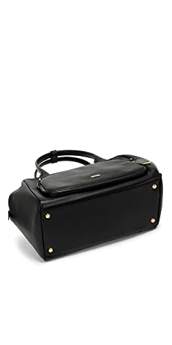 TUMI Voyageur Adrian Carryall - Weekender Bags for Women Travel - Premium Traveling Bags - Black Leather & Gold Hardware