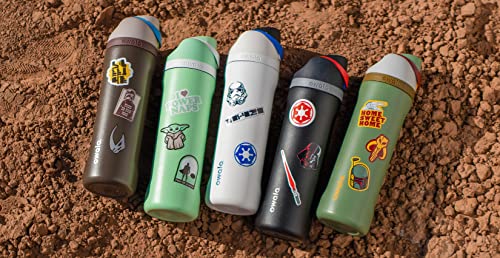 Owala Star Wars FreeSip Insulated Stainless Steel Water Bottle with Straw, BPA-Free Sports Water Bottle, Great for Travel, 24 Oz, Boba Fett