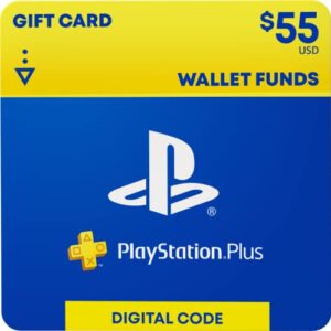 $55 playstation plus – wallet funds [digital code]