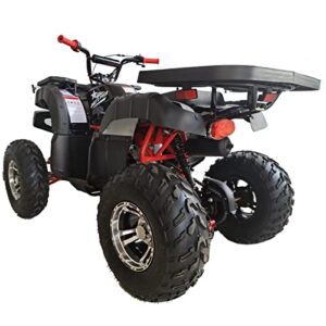 X-PRO 200cc Adult ATV with Automatic Transmission w/Reverse, Big 23"/22" Aluminium Rim Wheels! (Black)