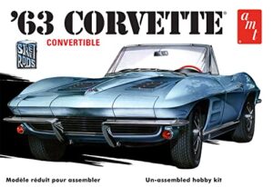 amt 1963 chevy corvette convertible 1:25 scale model kit