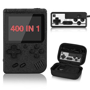 handheld game console - vaomon retro handheld game console comes with portable shell, 400+ classical fc games, gameboy console support connecting tv & 2 players, ideal gift for kids & lovers