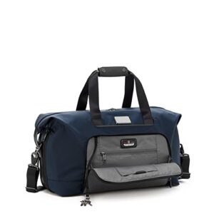 TUMI - Alpha Double Expansion Satchel - Navy/Grey