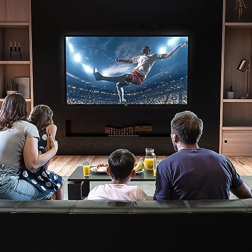 Pyle 50" 2160p UHD Smart TV - Flat Screen Monitor HD DLED Digital/Analog Television w/Built-in WebOS Hub Operating System, HDMI, USB, AV, Full Range Stereo Speaker, Wall Mount, Includes Remote Control