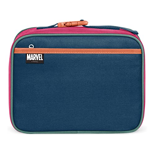 Simple Modern Marvel Kids Lunch Box for Toddler | Reusable Insulated Bag for Boys | Meal Containers for School with Exterior and Interior Pockets | Hadley Collection | Avengers Assemble