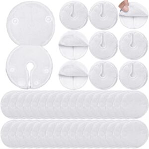 20 pack feeding tube pads g tube button pad with cover reusable feeding tube supplies cotton gtube button covers peritoneal abdominal dialysis peg tube supplies for nursing care, white