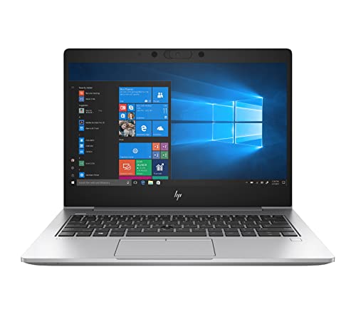 HP EliteBook 830 G6 13.3" FHD, Core i7-8665U 1.9GHz, 16GB RAM, 256GB Solid State Drive, Windows 11 Pro 64Bit, CAM, Touch, (Renewed)