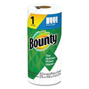 Bounty - Paper Towels - Select-A-Size Paper Towels - 2-Ply - Paper - 19.49" x 15" x 22.64" - Paper - 22.64" x 19.49" x 15" - White