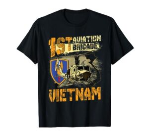 1st aviation brigade vietnam veteran pilot , door gunner t-shirt