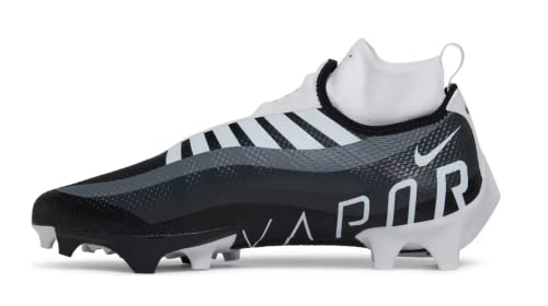 Nike Mens Vapor Edge Pro 360 Football Cleat, Black/White-Dk Smoke Grey HEATSEEKERS Sz 12