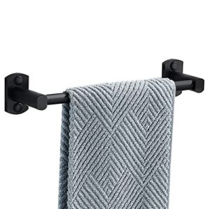 dancrul black towel bar, hand towel rack for bathroom wall mounted towel hanger, kitchen bath towel holder, toilet towel rod,12 inch