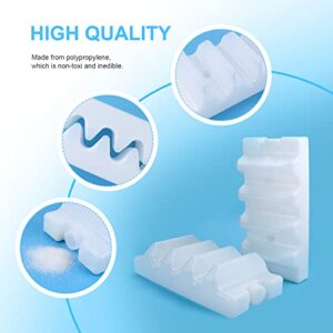 Bercoor Pack of 3 White Reusable Ice Pack for Breastmilk Storage, Available for Breastmilk Storage Bags, Milk Storage Bags and Bottles