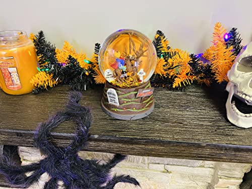 Tree Buddees Sleepy Hollow Fall Themed Headless Horseman Halloween Snow Globe - Large 6.5"