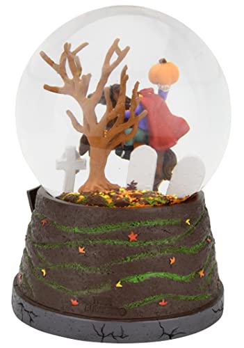 Tree Buddees Sleepy Hollow Fall Themed Headless Horseman Halloween Snow Globe - Large 6.5"