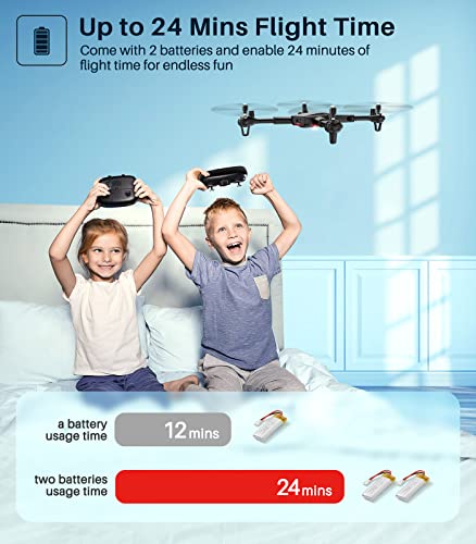 SYMA Drone with Camera 1080P HD FPV Cameras Remote Control Toys RC Quadcopter Helicopter Gifts for Boys Girls Adults Beginners with Altitude Hold, Headless Mode, One Key Start, 3D Flips 2 Batteries