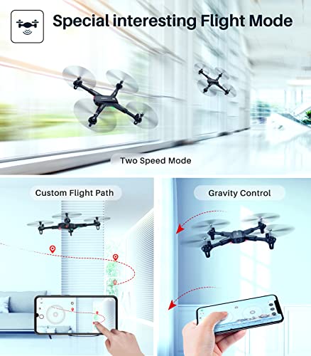 SYMA Drone with Camera 1080P HD FPV Cameras Remote Control Toys RC Quadcopter Helicopter Gifts for Boys Girls Adults Beginners with Altitude Hold, Headless Mode, One Key Start, 3D Flips 2 Batteries