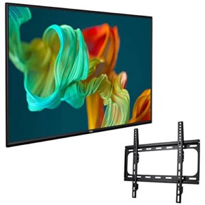 vizio 50” tv class 4k (2160p) led smart tv compatible with netflix, disney+, apple tv, youtube, compatible with alexa and google assistant wall mount included (no stands) v505-j09 (renewed)