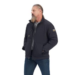ariat male rebar dri-tek durastretch insulated jacket black x-large