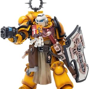 JoyToy Warhammer 40,000 1/18 Action Figure Bladeguard Veteran Collection Model(Imperial Fists)