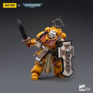 JoyToy Warhammer 40,000 1/18 Action Figure Bladeguard Veteran Collection Model(Imperial Fists)