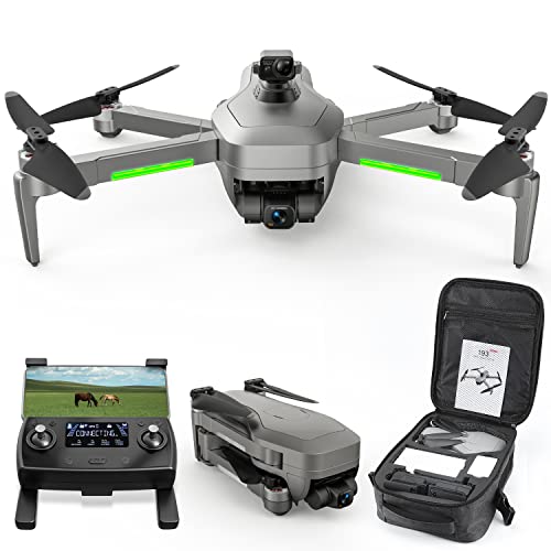 Tucok 193MAX2S Drone with Camera for Adults,4KM Video Transmission,3-Axis Gimbal GPS Drone with 4K EIS Camera, 5G FPV RC Quadcopter with Brushless Motor,Obstacle Avoidance,Auto Return Home,Follow Me