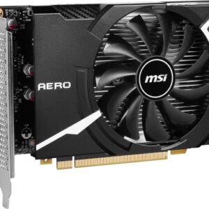 MSI Gaming GeForce GTX 1630 4GB GDRR6 64-Bit HDMI/DP/DVI Single Fan OC ITX Graphics Card (GTX 1630 AERO ITX 4G OC)