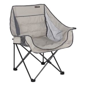 lippert double-wide padded camping chair with carry bag (2021000207)