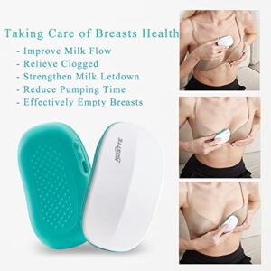 KOSTTE Warming Lactation Massager, Breastfeeding Support for Clogged Ducts, Heat & Vibration Breastfeeding and Pumping Massager, Breastfeeding Essential (1 Pads)