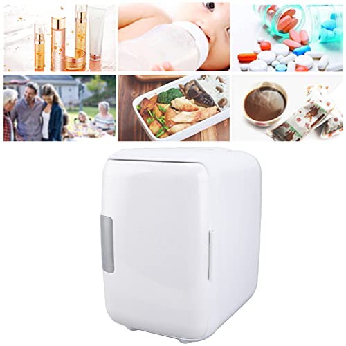 Folanda Mini Fridge, 4 Liter/6 Can Portable Thermoelectric Cooler and Warmer, Personal Small Compact Refrigerator for Skin Care, Cosmetics, Beverage, and Food, 100% Freon Free & Eco Friendly(3#)