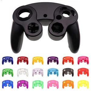 replacement handle housing cover shell case for ngc gamecube controller games handle protective case (black)