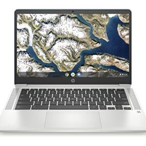 HP Chromebook 14a-na0120nr 14 Inch HD Laptop Intel Celeron N4120 Intel UHD Graphics, 4GB LPDDR4 RAM, 32GB eMMC Computer Storage, ChromeOS, USB Type-C, Wifi, Bluetooth Forest Teal (Renewed)