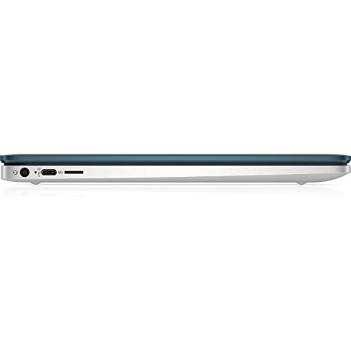 HP Chromebook 14a-na0120nr 14 Inch HD Laptop Intel Celeron N4120 Intel UHD Graphics, 4GB LPDDR4 RAM, 32GB eMMC Computer Storage, ChromeOS, USB Type-C, Wifi, Bluetooth Forest Teal (Renewed)