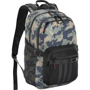 adidas energy backpack, essential camo crew navy-silver green/black, one size