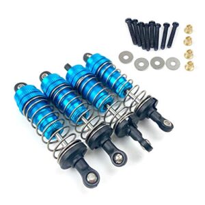 Parrot Mini Drones Refurbished for 4Pcs Upgrade RC Car Damper Metal 1/12 MN86 MN86KS MN86K Camera Drone Accessories Drone Hs210 (Blue, 13 * 10 * 5 cm)