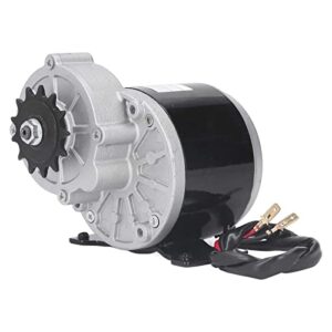 diydeg brushed dc motor, 24v 500w 13t 28.5a high torque brushed electric motor, 2800rpm high speed reduction geared motor for ebike, electric scooter, electric go kart, electric bicycle