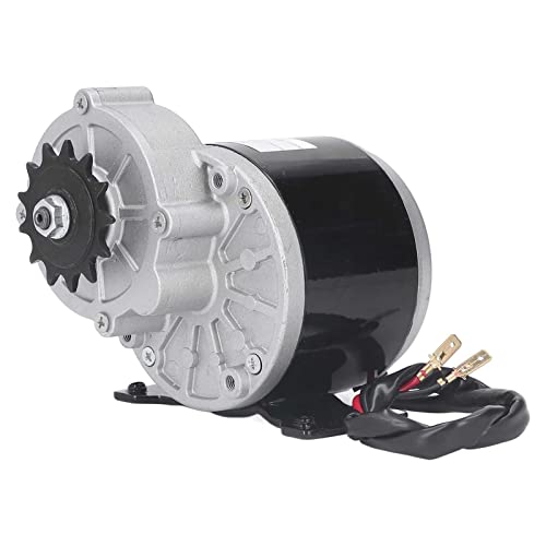 Diydeg Brushed DC Motor, 24V 500W 13T 28.5A High Torque Brushed Electric Motor, 2800RPM High Speed Reduction Geared Motor for EBike, Electric Scooter, Electric Go Kart, Electric Bicycle