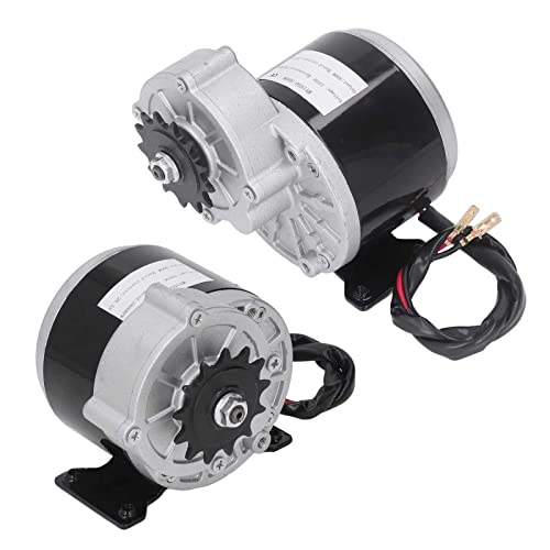 Diydeg Brushed DC Motor, 24V 500W 13T 28.5A High Torque Brushed Electric Motor, 2800RPM High Speed Reduction Geared Motor for EBike, Electric Scooter, Electric Go Kart, Electric Bicycle