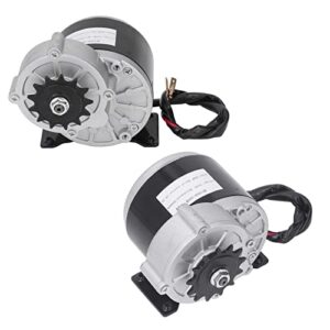 Diydeg Brushed DC Motor, 24V 500W 13T 28.5A High Torque Brushed Electric Motor, 2800RPM High Speed Reduction Geared Motor for EBike, Electric Scooter, Electric Go Kart, Electric Bicycle