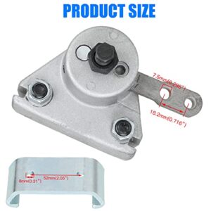 YOXUFA Go Kart Mechanical Brake Caliper Bracket Pad Kit for Manco 9598 9597 Yerf-Dog ASW American Sportworks Airheart MB-1 Bristers Thunder Predator 212cc 196cc 6.5hp Carter Drift Trike Fun Cart Parts