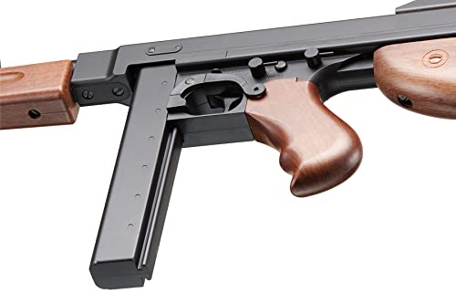 Lancer Tactical D98 M1A1 Airsoft Tommy Thompson Submachine Magazine WW2 Chicago Typewriter 50 Rounds
