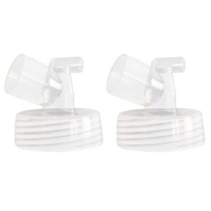 idaho jones spectra wide mouth connector (2pcs) | premium quality base connectors for spectra breast pump | set of 2 widemouth connectors 100% compatible with spectra s1, spectra s2, spectra 9 plus